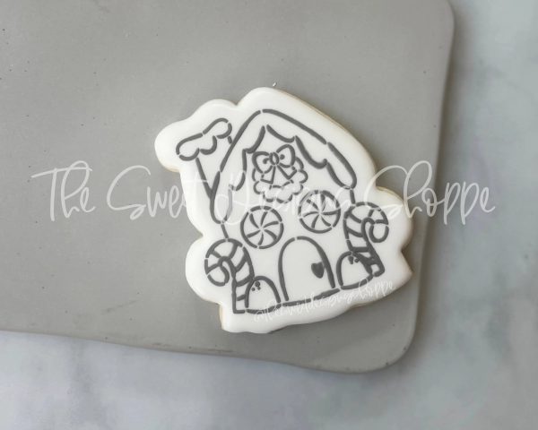 Bundle - PYOC Gingerbread House - Cookie Cutter & Stencil Hot on Sale