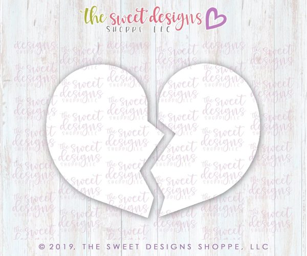 Best Friends Heart Set - Cookie Cutters Fashion