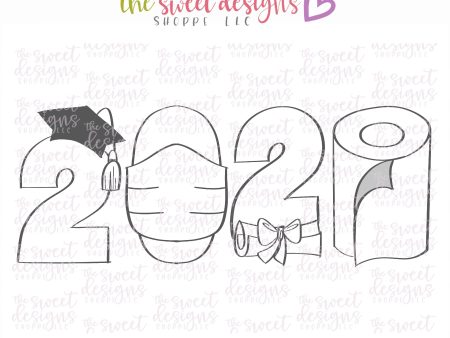 2020 Graduation Set - Cookie Cutters Online Sale