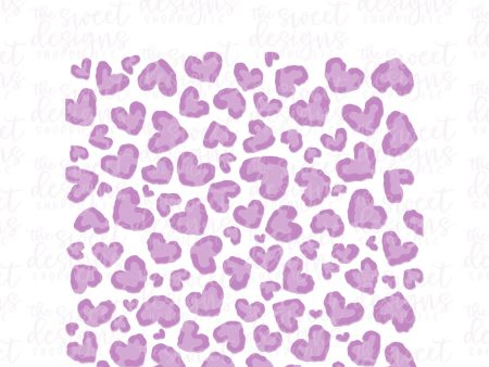 Leopard Hearts (Set of 2) - Stencils Hot on Sale