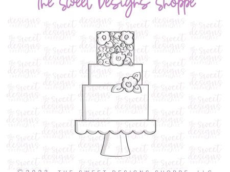 3 Tier Wedding Cake - Cookie Cutter on Sale