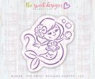 Bundle - PYOC Mermaid - Cookie Cutter and Stencil Cheap