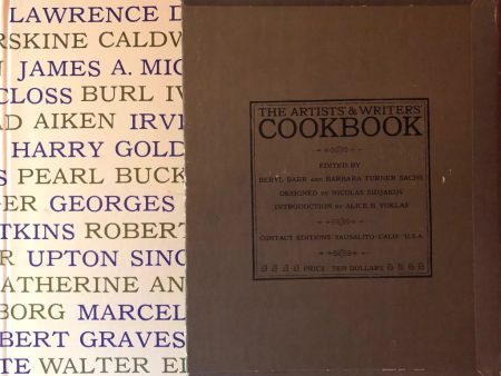 (Art) Beryl Barr & Barbara Turner Sachs, eds. The Artists  and Writers  Cookbook. Supply