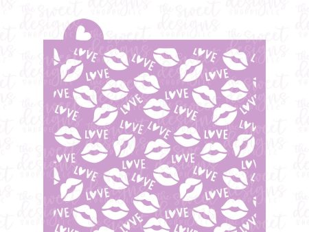 Lips & Love Stencil Online now