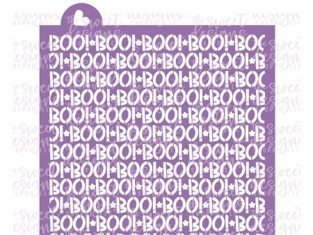 BOO !  Pattern -  Stencil For Cheap