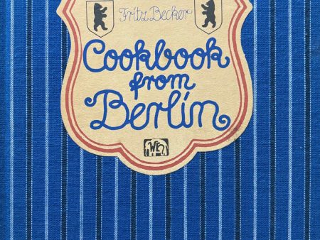 (German) Fritz Becker. Cookbook from Berlin Cheap