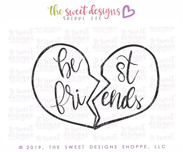 Best Friends Heart Set - Cookie Cutters Fashion