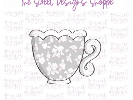 Vintage Tea Cup - Cookie Cutter For Cheap