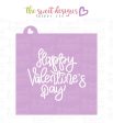 Bundle - Happy Valentine s Day - Cookie Cutter and Stencil For Discount