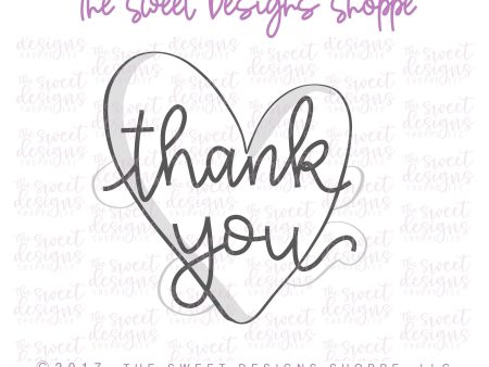 Thank You Heart v2- Cookie Cutter Cheap