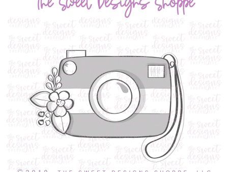 Floral Camera - Cookie Cutter on Sale