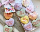 Conversation Heart Stencil - For  Tiny  and  Mini  Hearts - Array#10 Online