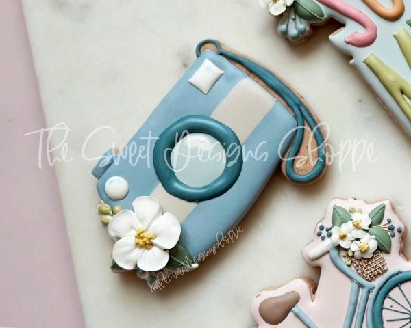 Floral Camera - Cookie Cutter on Sale