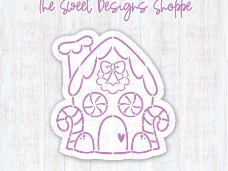 Bundle - PYOC Gingerbread House - Cookie Cutter & Stencil Hot on Sale