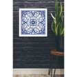 Blue Tile V  by Cindy Jacobs, Giclee Canvas Wall Art For Sale