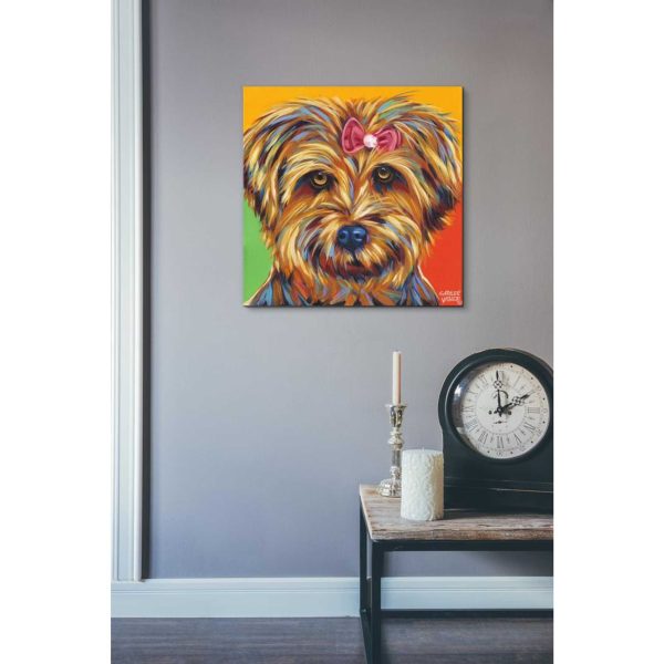 Sweet Yorkie I  by Carolee Vitaletti Giclee Canvas Wall Art Hot on Sale