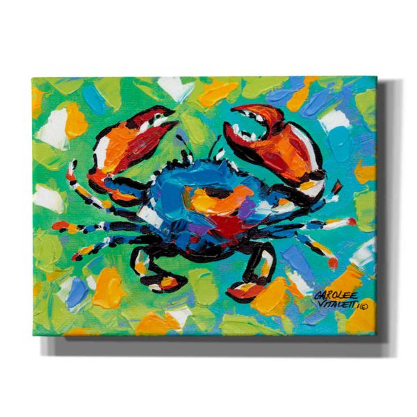 Seaside Crab II  by Carolee Vitaletti, Giclee Canvas Wall Art For Sale