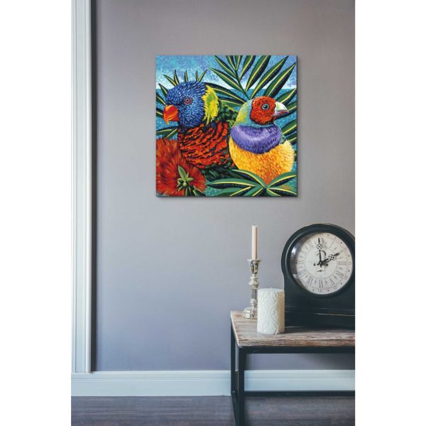 Birds in Paradise II  by Carolee Vitaletti, Giclee Canvas Wall Art Hot on Sale