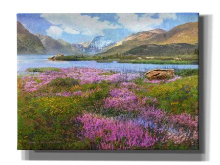 Heather Scotland  by Chris Vest, Giclee Canvas Wall Art For Discount