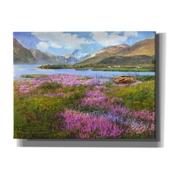 Heather Scotland  by Chris Vest, Giclee Canvas Wall Art For Discount