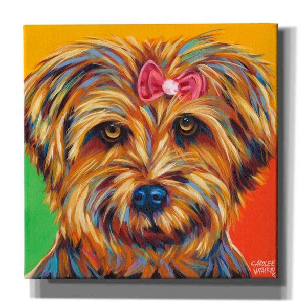 Sweet Yorkie I  by Carolee Vitaletti Giclee Canvas Wall Art Hot on Sale