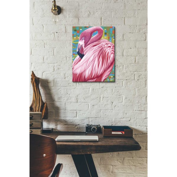 Fabulous Flamingos II  by Carolee Vitaletti, Giclee Canvas Wall Art For Sale