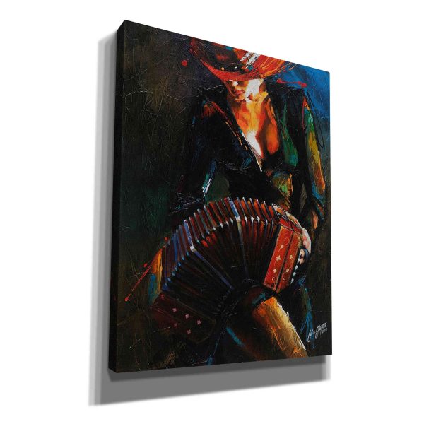 Reina del Bandoneon  by Colin John Staples, Giclee Canvas Wall Art Supply