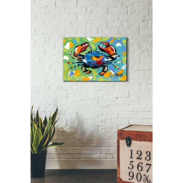 Seaside Crab II  by Carolee Vitaletti, Giclee Canvas Wall Art For Sale