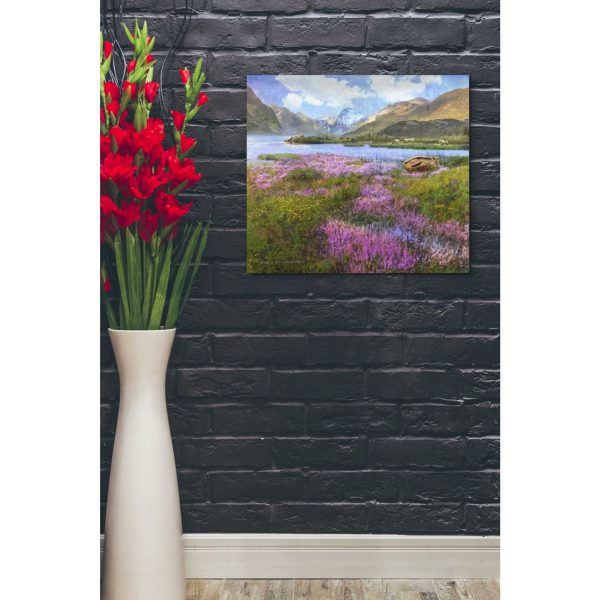 Heather Scotland  by Chris Vest, Giclee Canvas Wall Art For Discount