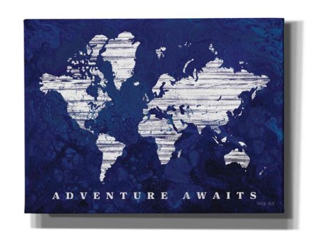 Adventure Awaits Map  by Cindy Jacobs, Giclee Canvas Wall Art Cheap