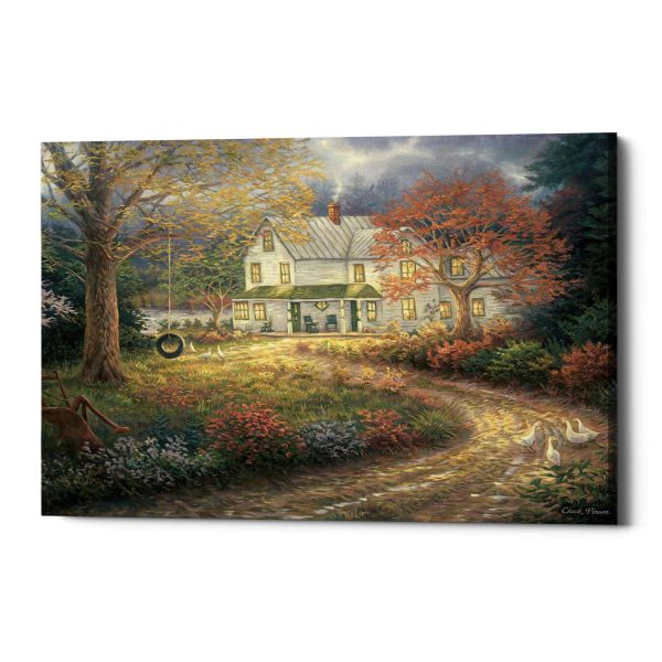 Mid Country Farmhouse  by Chuck Pinson, Giclee Canvas Wall Art For Discount