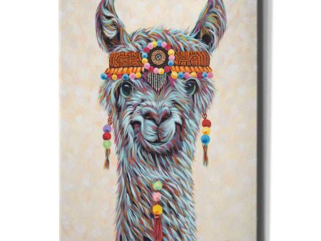 Hippie Llama I  by Carolee Vitaletti, Giclee Canvas Wall Art Supply