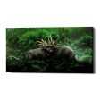 Dueling Styracosaurus  Canvas Wall Art Fashion