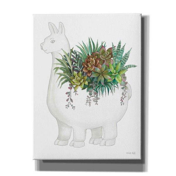 Proud Llama Pot II  by Cindy Jacobs, Giclee Canvas Wall Art on Sale