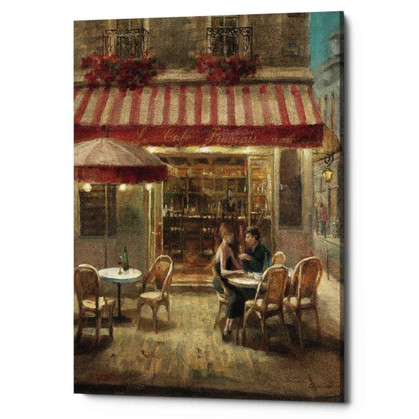 Paris Cafe II Crop  by Danhui Nai, Canvas Wall Art Online