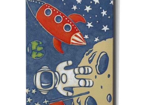 Space Explorer I  by Chariklia Zarris Giclee Canvas Wall Art Online now