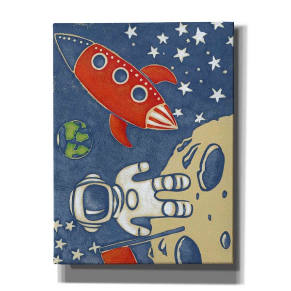 Space Explorer I  by Chariklia Zarris Giclee Canvas Wall Art Online now