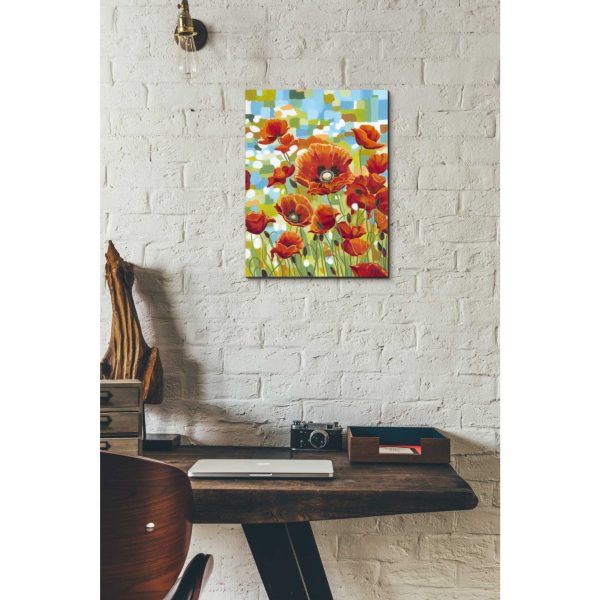 Vivid Poppies I  by Carolee Vitaletti, Giclee Canvas Wall Art Cheap