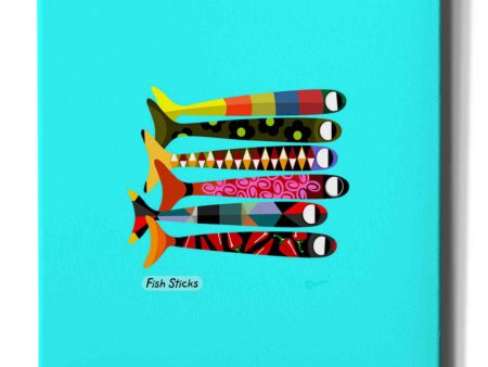 Fish Sticks  by Chuck Wimmer, Canvas Wall Art Online now