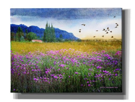 Mesa Verde and Knapweed  by Chris Vest, Giclee Canvas Wall Art Fashion