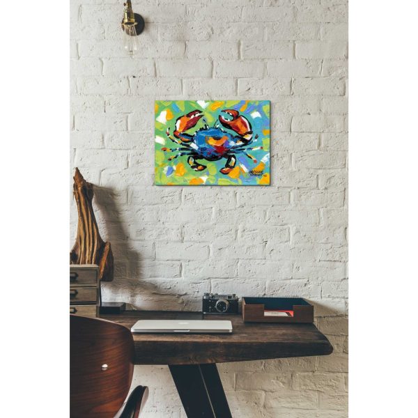 Seaside Crab II  by Carolee Vitaletti, Giclee Canvas Wall Art For Sale