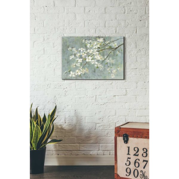 Dogwood in Spring on Blue  by Danhui Nai, Canvas Wall Art Online Hot Sale