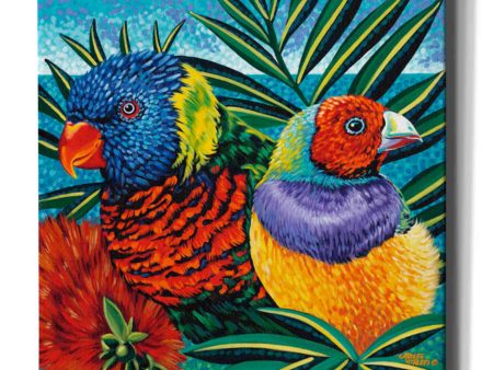 Birds in Paradise II  by Carolee Vitaletti, Giclee Canvas Wall Art Hot on Sale