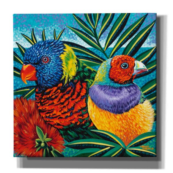 Birds in Paradise II  by Carolee Vitaletti, Giclee Canvas Wall Art Hot on Sale