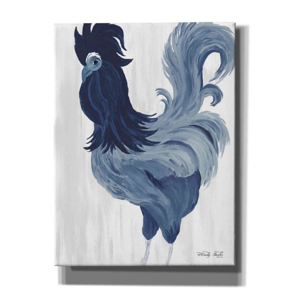 Green & Purple Rooster II  by Cindy Jacobs, Giclee Canvas Wall Art on Sale