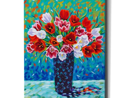 Bouquet Celebration I  by Carolee Vitaletti, Giclee Canvas Wall Art Hot on Sale