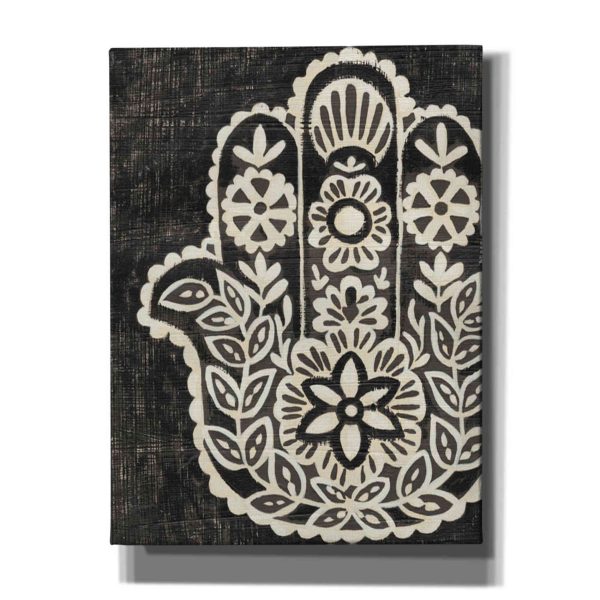 Night Hamsa II  by Chariklia Zarris Giclee Canvas Wall Art Cheap