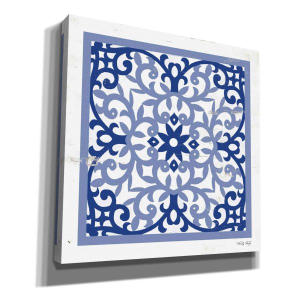 Blue Tile V  by Cindy Jacobs, Giclee Canvas Wall Art For Sale