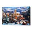 Sledding to Town  by Chuck Pinson, Giclee Canvas Wall Art on Sale