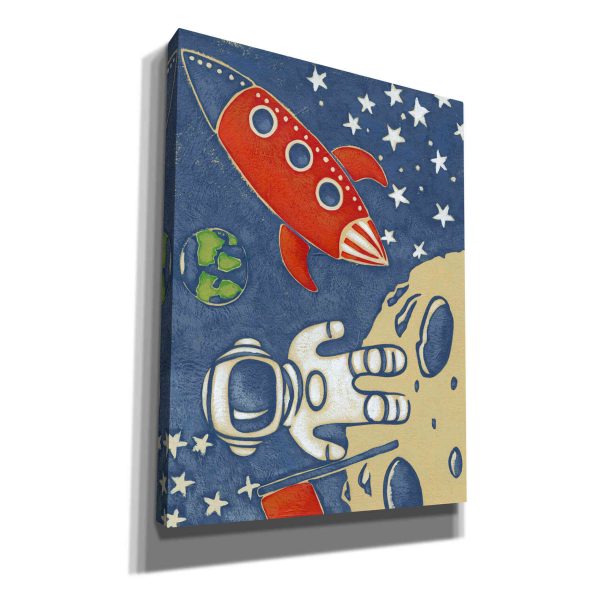 Space Explorer I  by Chariklia Zarris Giclee Canvas Wall Art Online now